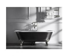 Freistehende Nostalgie Badewanne Bradford aus Guss in weiß von Bädermax