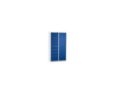 QUIPO Schubladenschrank, Stahl - HxBxT 1800 x 1000 x 500 mm, 12 Schubladen,