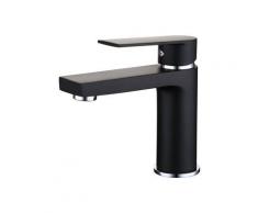 Schwarz Wasserhahn Bad Armatur Waschtischarmatur Waschbecken Mischbatterie Badarmatur