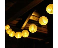 Lichterkette LED Wasserdicht Dekolicht Laterne Kupferdraht Beleuchtung Innen und Außen, 10m - Salcar