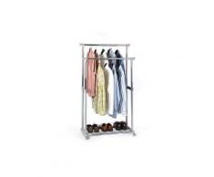 44114X5 Rollgarderobe Kleiderwagen Pino Metall grau'-'SW1687