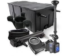 SunSun 3-Kammer Set 90000l 36W UVC Teich Klärer NEO10000 80W Pumpe Schlauch Springbrunnen Skimmer