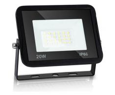 Hengda - 20W LED Strahler Außen, Superhell 1700LM LED Fluter Außenstrahler IP66 Wasserdicht