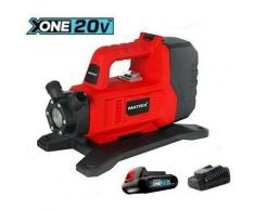 MATRIX GP 20 Akku Gartenpumpe X-One Serie 20 Volt +Akku + Ladegerät
