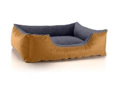 Beddog - ® Hundebett TEDDY, Hundesofa aus Cordura und Microfaser-Velours, waschbares Hundebett mit