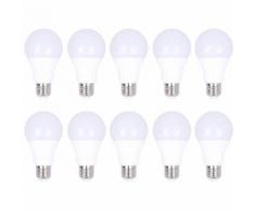Satz von 10 LED E27 15W 2700K Lampen