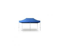 Faltpavillon 3x6 m Stahl 32, Polyester - wasserdicht | Hellblau