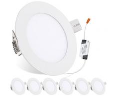 10er Set LED Einbauleuchten schwenkbar inkl. 10x 6W 765LM, IP44, Einbauspots Decke 3.200K-6500K