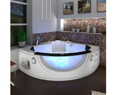 Whirlpool Pool Badewanne Eckwanne Wanne A1506H-ALL 152x152cm Reinigungsfunktion -13495- mit aktiver