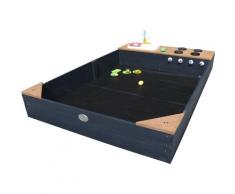 AXI - Kelly Sandkasten aus Holz mit Sitzecken & Spielküche inklusive Spüle | Sandbox für Kinder in