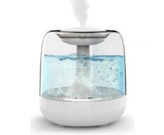 Mini-Luftbefeuchter, USB-Ultraschall-Luftbefeuchter 440 ml mit buntem Nachtlicht, automatischer