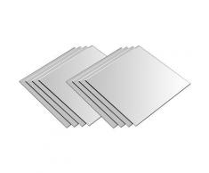 8er Set Spiegelfliesen quadratisch Spiegelkachel Fliesenspiegel Spiegel Wanddekoration Wandspiegel