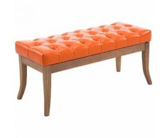 Sitzbank Ramses Kunstleder antik-hell-orange-100 cm