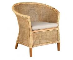 Aubry Gaspard - Sessel aus Poelet-Rattan mit Flechtwerk