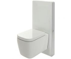 Hudson Reed - Milton - Wand-WC inkl. Sanitärmodul mit Sensor-Spülung H 1000mm Weiß