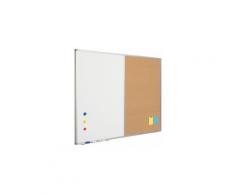 Smit Visual Kombitafel |Whiteboard und Kork-Pinnwand | BxH 1200 x 900 mm