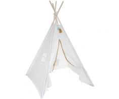 Kinder-Tipi Wapi - ecrubeige - Pappel h. 160 cm Atmosphera Leinen weiß