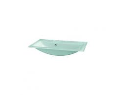 Waschbecken 80 cm aus Glas in mintgrün-'86296' - Fackelmann