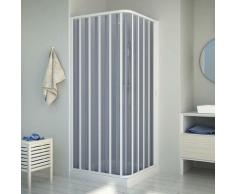 Duschkabine in pvc Faltduschkabine h 185 mod. Energy Seitlich 80x100 cm