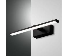 LED Badleuchte Nala IP44 in Schwarz 90x300mm