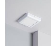 Ledkia - led Deckenleuchte 12W Eckig Design Weiß 178x178 mm Warmes Weiß 2800K - 3200K - Warmes Weiß