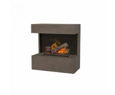 Nova Elektrokamin Wasserdampfkamin Opti-Myst Cassette 400 Kamin Wandkamin MDF Betonlook - Xaralyn