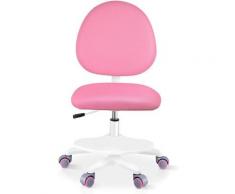 Kinder- und Jugenddrehstuhl, Junior Schreibtischstuhl mit 6 Gewichtsrollen, ergonomischer Drehstuhl