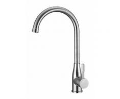Auralum Küche Wasserhahn Einhebelmischer Spültischarmatur Edelstahl