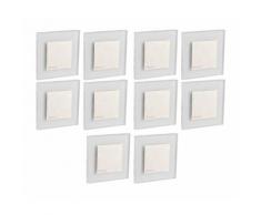 10er Set LED Einbauleuchten für Ihren Wohnraum APUS