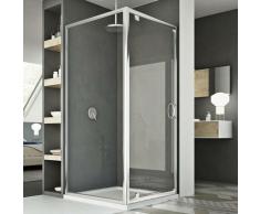 Sintesi Duo 1 Tür Duschkabine 75x70 ÖF. 75 CM H185 Klarglas