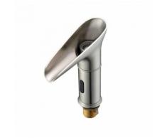 Wasserhahn, alles Kupfer, Infrarotsensor, Nickel geb¨¹rstet