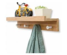 Wandgarderobe, Wandgarderobe mit schwebender Ablage Wandmontierter Schlüsselhaken Mail Rack