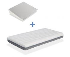 Dormalit - Babymatratze KALA 57X117 Hohe 11 CM + Stutzkissen in Keilform 15 grad - Kindermatratze