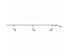 Paulmann 951.09 U-Rail Barelli Schienensystem 3x50 W GU10 Chrom matt inkl. Leuchtmittel