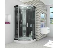Acquavapore - Dampfdusche Duschtempel Sauna Dusche Duschkabine D46-63T3-EC 100x100cm MIT 2K