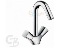 HG Zweigriff Waschtischarmatur Logis chrom Hansgrohe 71222000