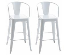 2er Set Barhocker Vasbro-weiß