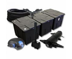 SunSun Filter Set für 90000l Teich mit 36W Teichklärer und 100W ECO Pumpe 25m Schlauch Springbrunnen