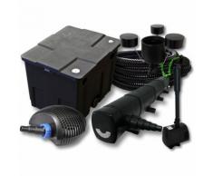 Filter Set 12000l Teich,72W Teichklärer,CTF ECO 20W Pumpe 25m Schlauch Skimmer CSP250 Springbrunnen