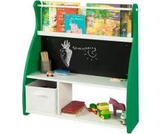 SoBuy Kinderregal kindertisch mit tafel Spielzeugkiste und Bücherregal BHT ca.: 86x90x25cm KMB09-GR