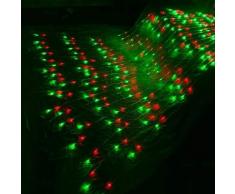 3x3m Wasserfluss Effekt Vorhang Regen Girlande LED Wasserfall Meteorschauer Regen Lichterkette