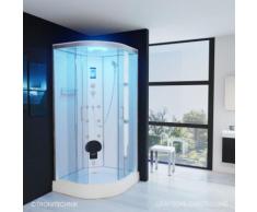 TroniTechnik Dampfdusche Dusche Fertigdusche Duschkabine Dampfsauna Eckdusche Komplettdusche