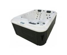 Outdoorwhirlpool FIJI Sterling Silver inkl. Abdeckung - 210 x 160 x 80cm