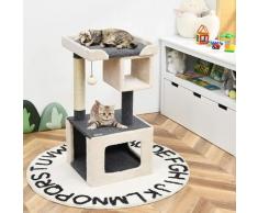 Costway - Kratzbaeume für Katzen Kratzbaum Katzenbaum stabil, Kletterbaum, Spielbaum Kratzmoebel