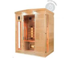 Poolstar - Finnische Sauna 2 Plätze Holz Infrarot Quarz Haus Apollon 2