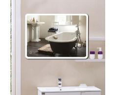 WYCTIN® Badezimmerspiegel LED Badspiegel mit Beleuchtung Wandspiegel badezimmerspiegel LED Touch