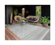 Paco Home - In-& Outdoor Teppich Balkon Terrasse Küchenteppich Modernes Boho Ethno Muster 80x150