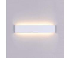 Stoex - Moderne Wandleuchte Kreativ Deckenlampe LED 12W Innen Wandlampe Weiß für Badezimmer