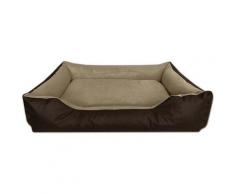 BedDog® Hundebett LUPI, Hundesofa aus Cordura, Microfaser-Velours, waschbares Hundebett mit Rand,