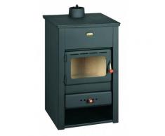 Holzofen Multi-Brennstoff-Kamin Holzbrenner Gusseisen Top 10kw Prity K2CP